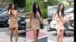 Kourtney Kardashian Shows Toned Legs On Family Lunch Date