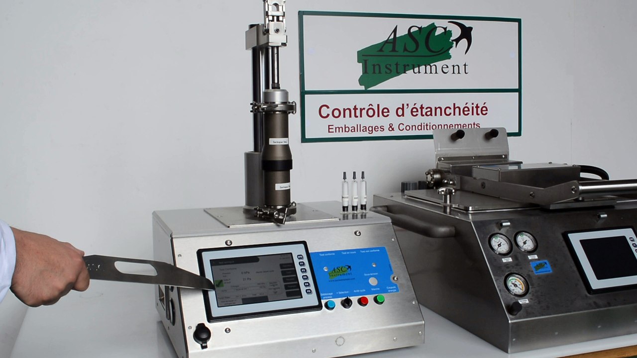 Contrôle d’intégrité des seringues (ASC 7400F)