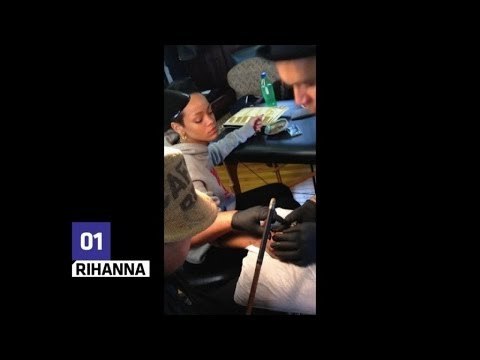Rihanna, Beyoncé, Rita Ora... Découvre les tatouages des stars, même les plus discrets !