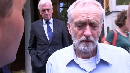 Corbyn says Blair's remarks are "very unfortunate"