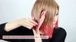 [korean hairstyle]red & blonde two toned(using hair chalk) - [셀프헤어] 파티헤어 스타일링 헤어초크를 이용해 염색하기.