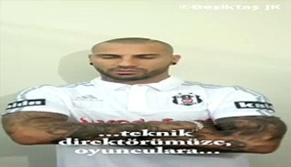 Quaresma'dan Beşiktaş'a teşekkür!