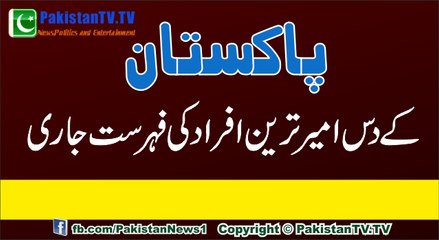 Pakistan Top 10 Richest Individuals