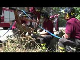 Chiavari (GE) - Incidente a Passo del Bocco, auto si ribalta (20.07.15)