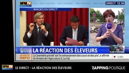 Crise agricole : Stéphane Le Foll et Manuel Valls réagissent !