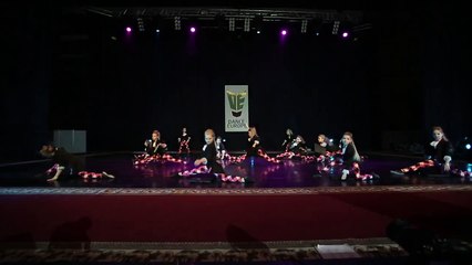Dance show Children Formation. Boss LERA deju stuija