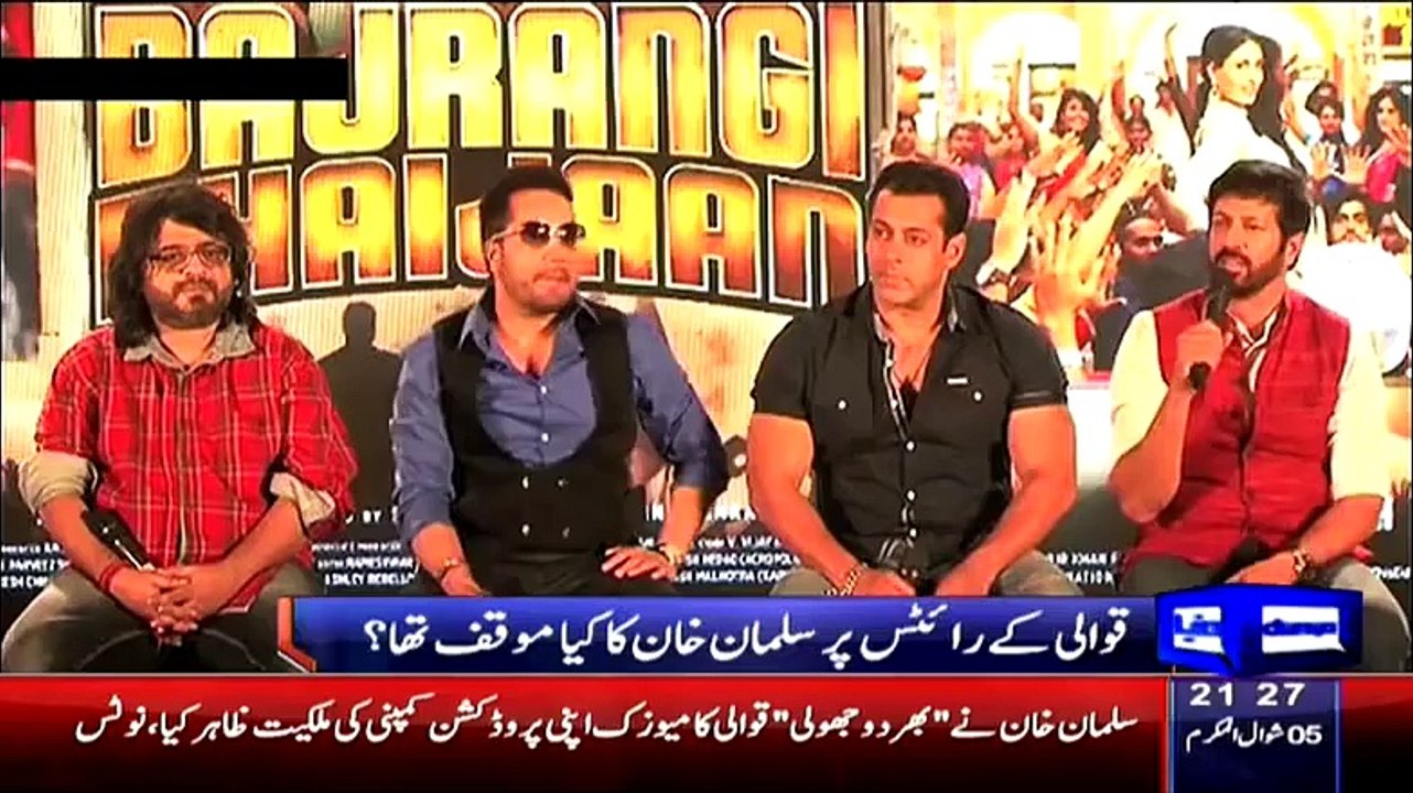Salman Khan is Giving Strong Response to Amjad Sabri - Video Dailymotion