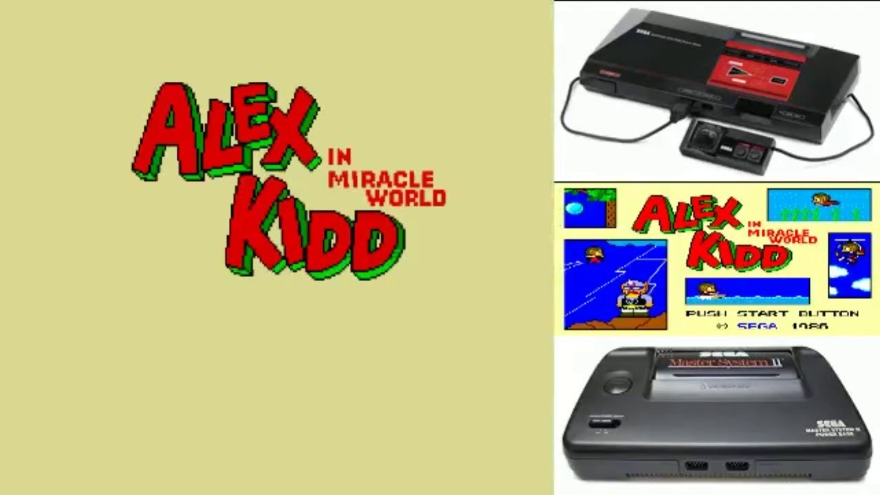 Retro Games - Master system- Alex Kidd in miracle world