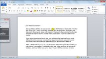 Microsoft Word 2010 basic editing - Tutorial 8
