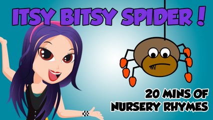 Itsy Bitsy Spider and More | Animated Nursery Rhymes Video Compilation