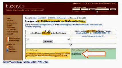 Geltendes Recht für die BRD(Bundesrepublik Deutschland)