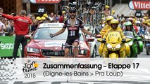 Zusammenfassung - Etappe 17 (Digne-les-Bains > Pra Loup) - Tour de France 2015