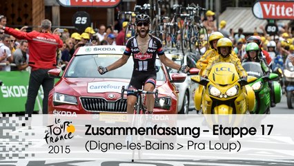 Zusammenfassung - Etappe 17 (Digne-les-Bains > Pra Loup) - Tour de France 2015