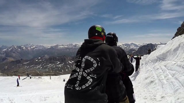 TRIO BACKFLIP en ski