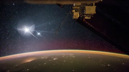ISS Timelapse - Moon & Venus setting (21 Maggio 2015)