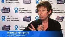 Nathalie Gregoire, AFNOR certification Services à la personne 2010