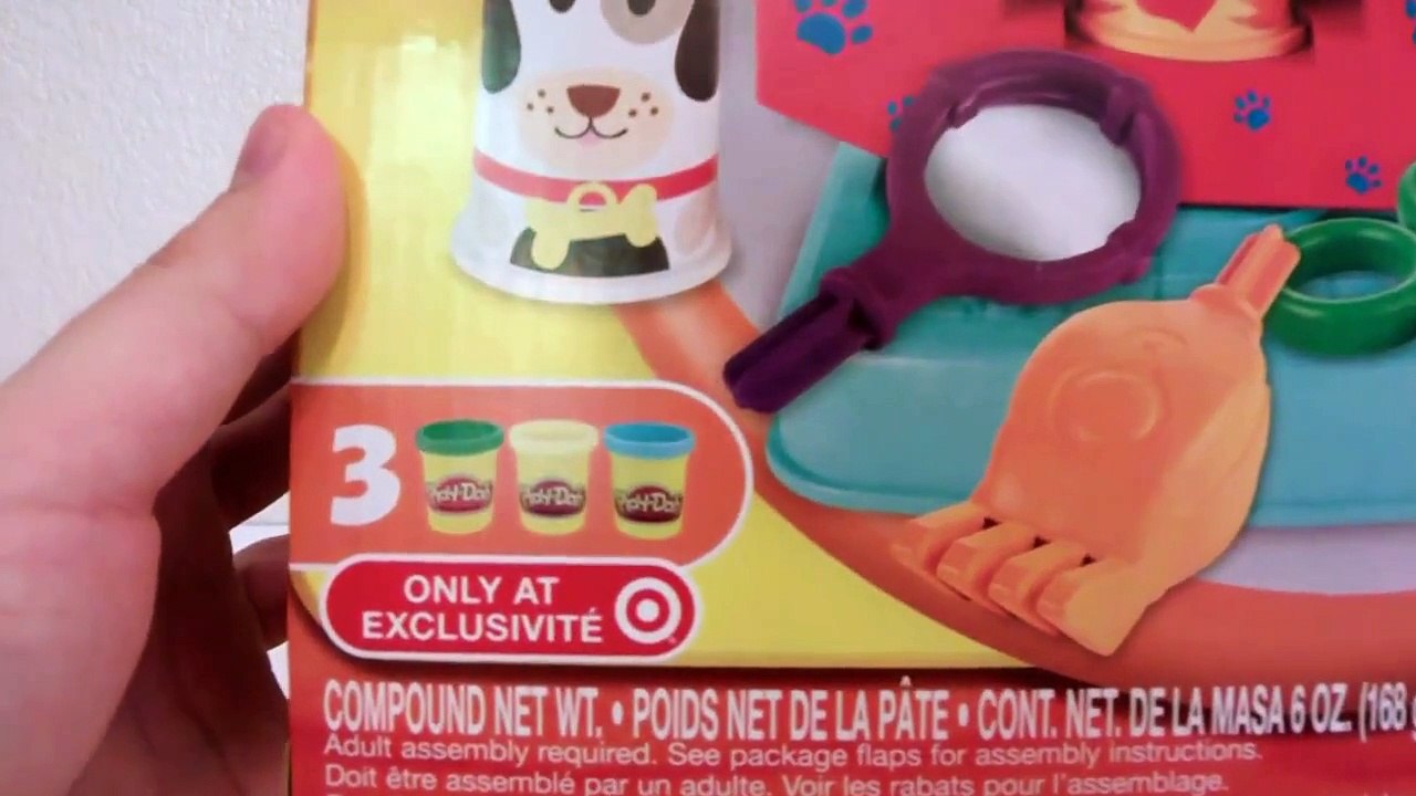 Play Doh Fuzzy Pet Salon Cat Kitten Puppy Dog Hair Play Playset