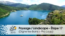 Paysage du jour / Landscape of the day - Étape 17 (Digne-les-Bains > Pra Loup) - Tour de France 2015