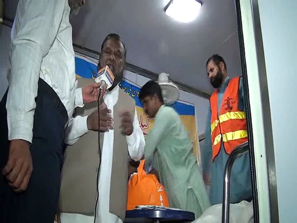 Dr. Asif Mehmood Jah Customs Health care Society is actively taking part in relief operations in Layya