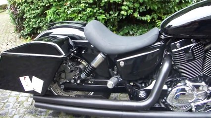 Honda vt1100 C2 sc32 ACE Bagger Umbau mit Samson Auspuff