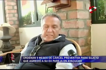 Ayacucho: dictan prisión preventiva a sujeto que agredió a su pareja en hotel