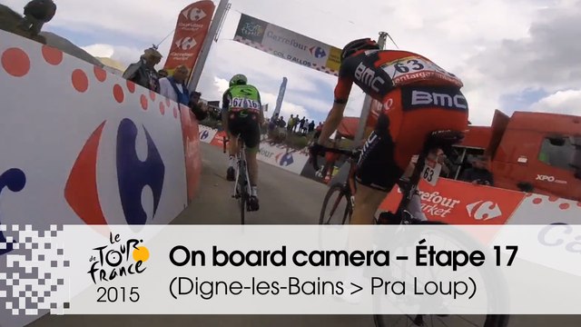Caméra embarquée / On board camera - Stage 17 (Digne-les-Bains / Pra Loup) - Tour de France 2015