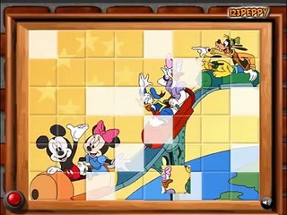 Mickey Video For kids - Roller coaster Puzzle - HD