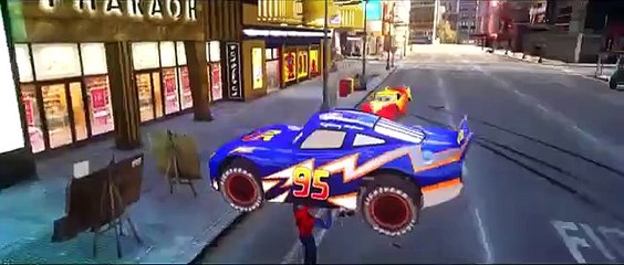 Disney Cars Pixar Spiderman Nursery Rhymes & Lightning McQueen Colors (Children Songs with Action)