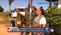 Exercito brasileiro e órgãos de segurança do estado presentes em área de conflito com a Bolívia