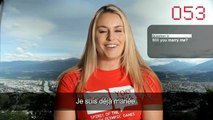 Lindsey Vonn takes on the 100-days-to-go challenge