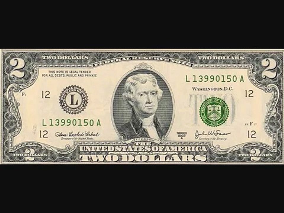 Historia Del Billete De 2 Dolares
