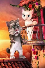 Talking Tom Cat Takes Angela to the Moon