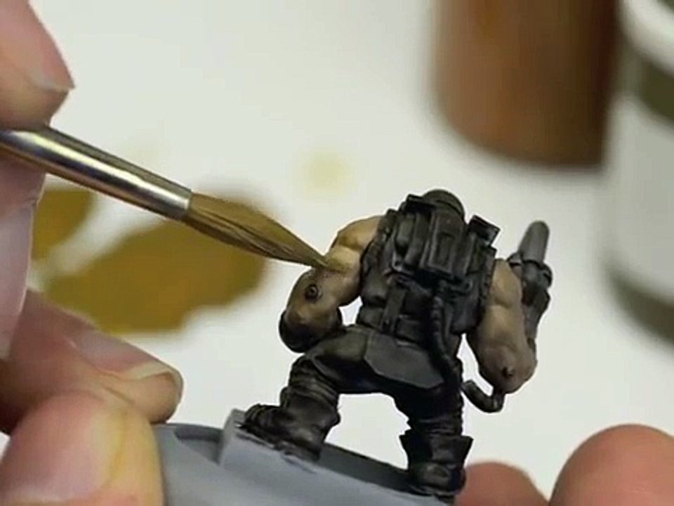 Miniature Painting - Blending tutorial 1