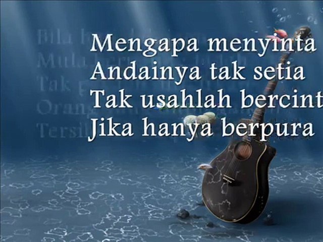 Bila Cinta Didusta Lirik Video Dailymotion bila cinta didusta lirik video