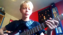 Black Veil Brides - Heart of fire Guitar tutorial
