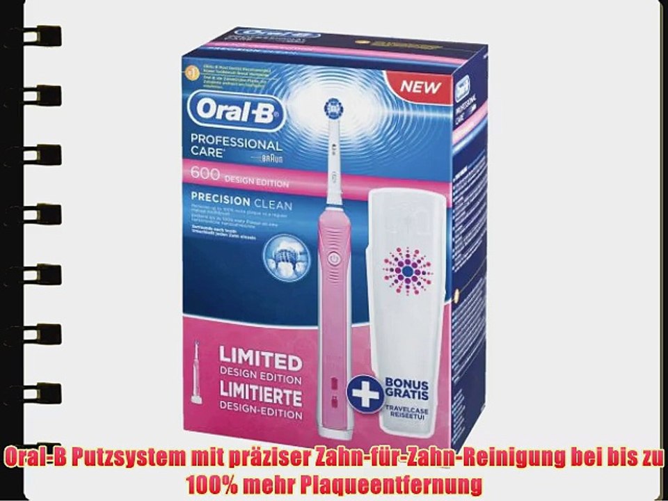 Braun Oral-B Professional Care 600 Elektrische Zahnb?rste (Limitierte Design Edition)