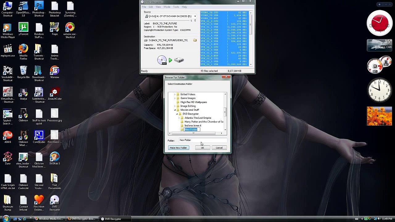 Tutorial - Using DVD Decrypter and Handbrake to make Video Files HD