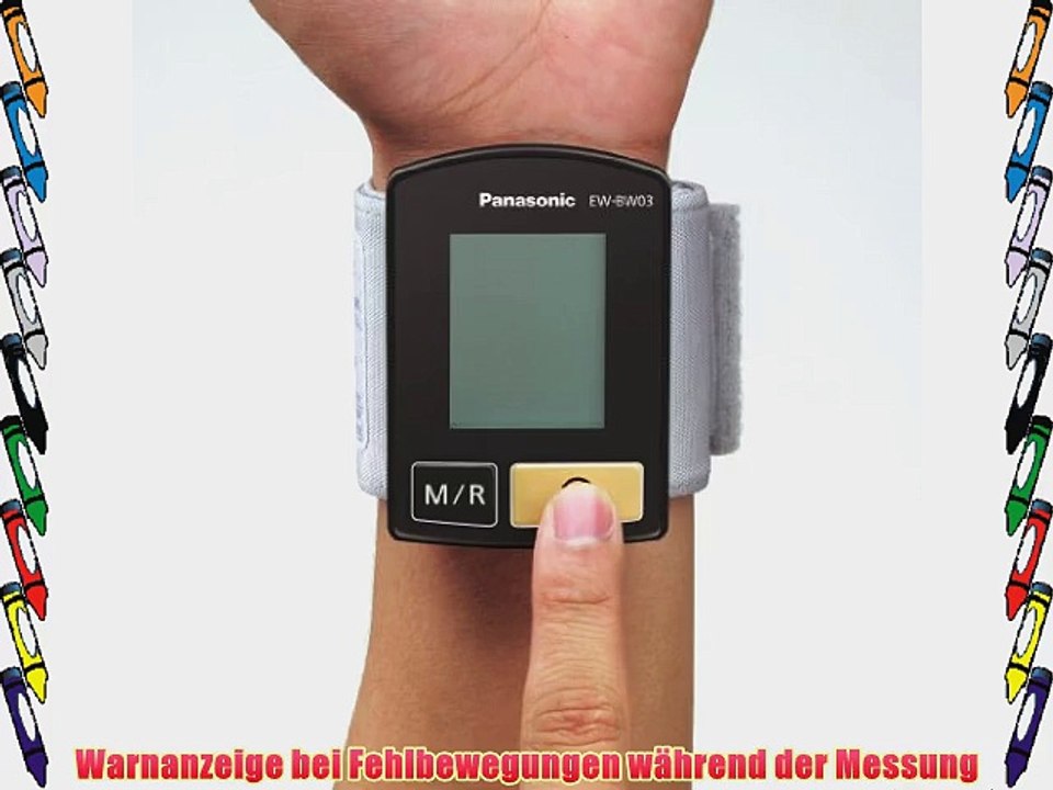 Panasonic EW-BW03 Blutdruckmessger?t f?r das Handgelenk