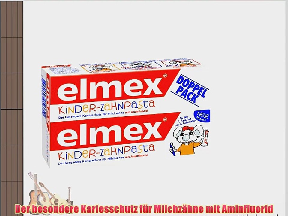 Elmex KINDER-ZAHNPASTA 4er Doppelpack (8 x 50 ml)
