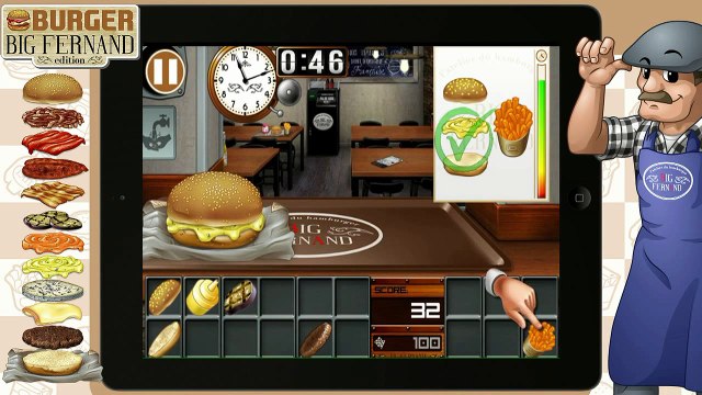 Burger Big Fernand (iPhone/iPad/iPod Game)