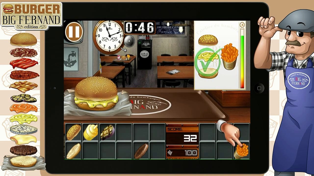 Burger Big Fernand (iPhone/iPad/iPod Game)