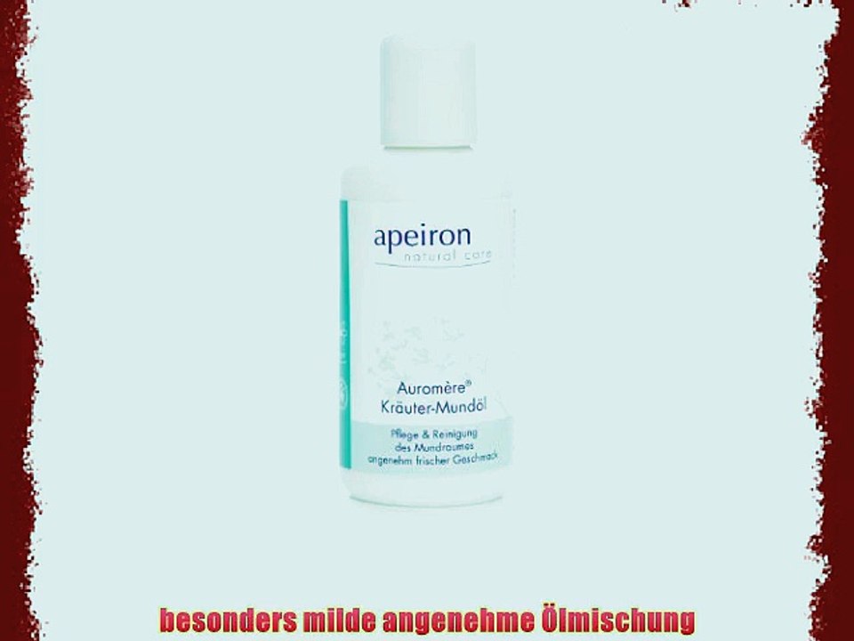 Apeiron - Auromere: Kr?uter Mund?l (100 ml)