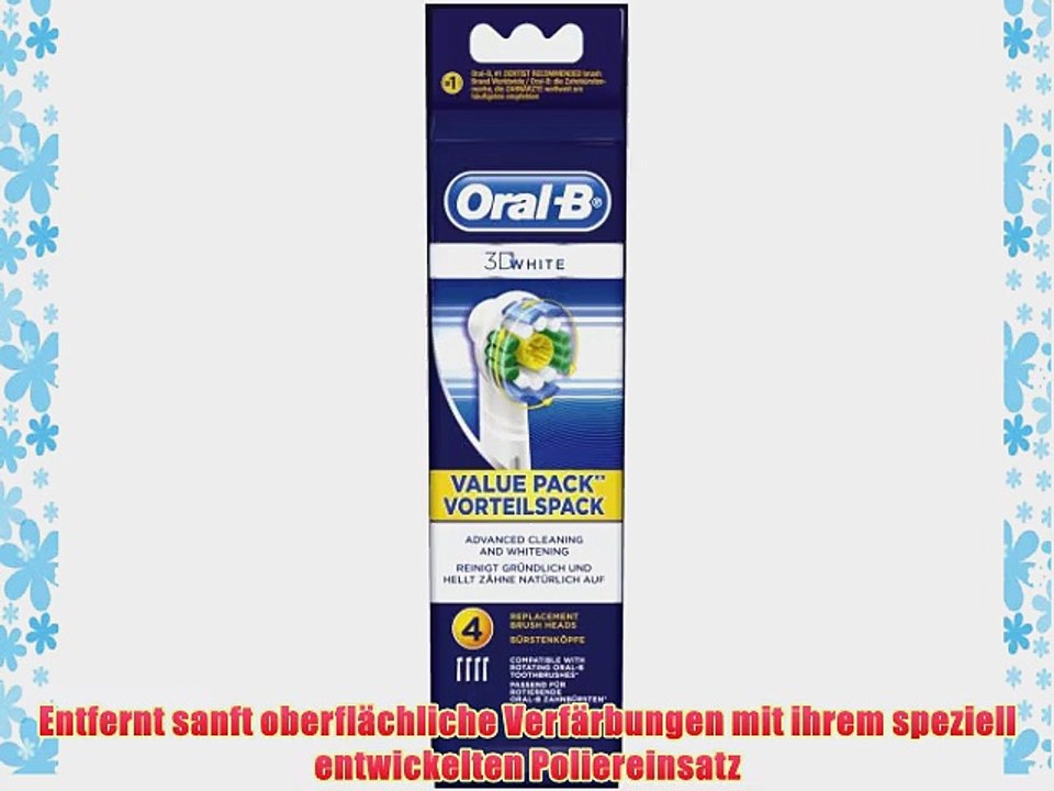 Braun Oral-B 3D White Aufsteckb?rsten 4er Pack