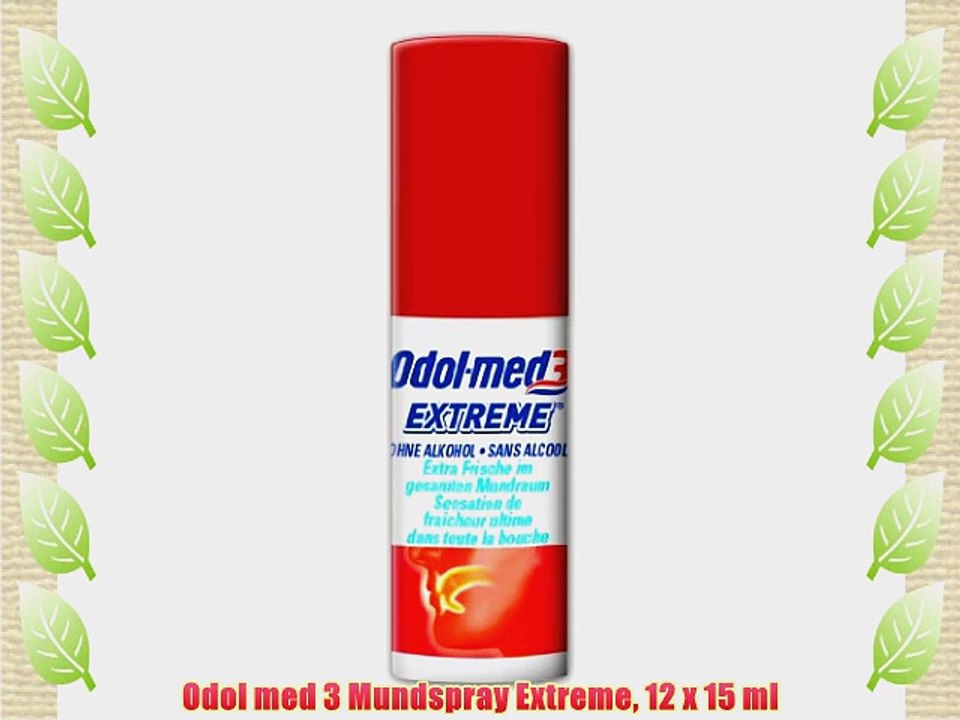 Odol med 3 Mundspray Extreme 12 x 15 ml