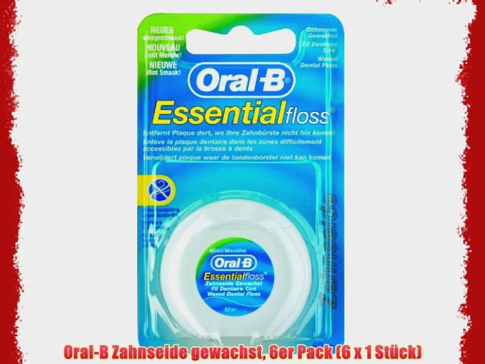 Oral-B Zahnseide gewachst 6er Pack (6 x 1 St?ck)