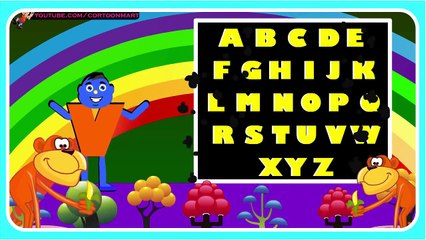 ABCD Cartoon Animation For Kids   Nursery Rhymes Phonics Song
