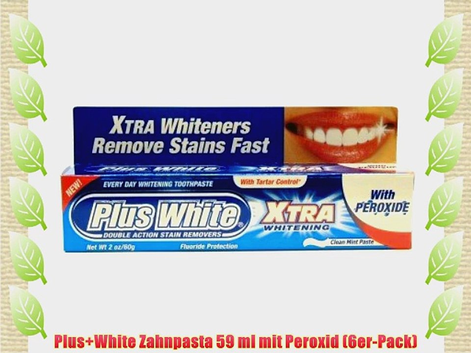 Plus White Zahnpasta 59 ml mit Peroxid (6er-Pack)