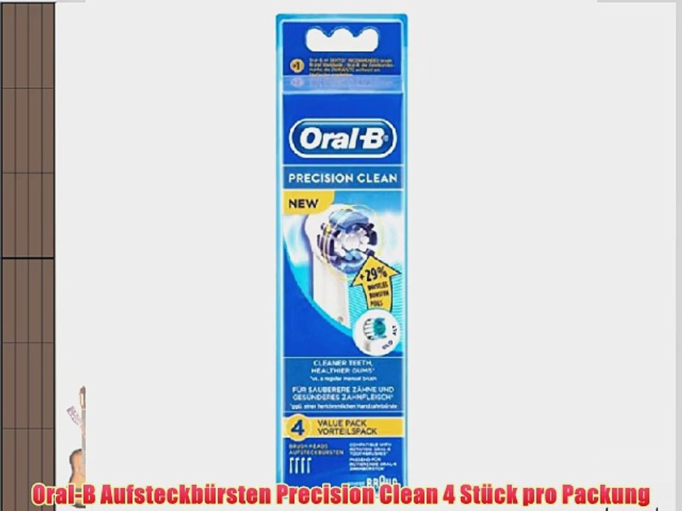 Oral-B Aufsteckb?rsten Precision Clean 4 St?ck pro Packung