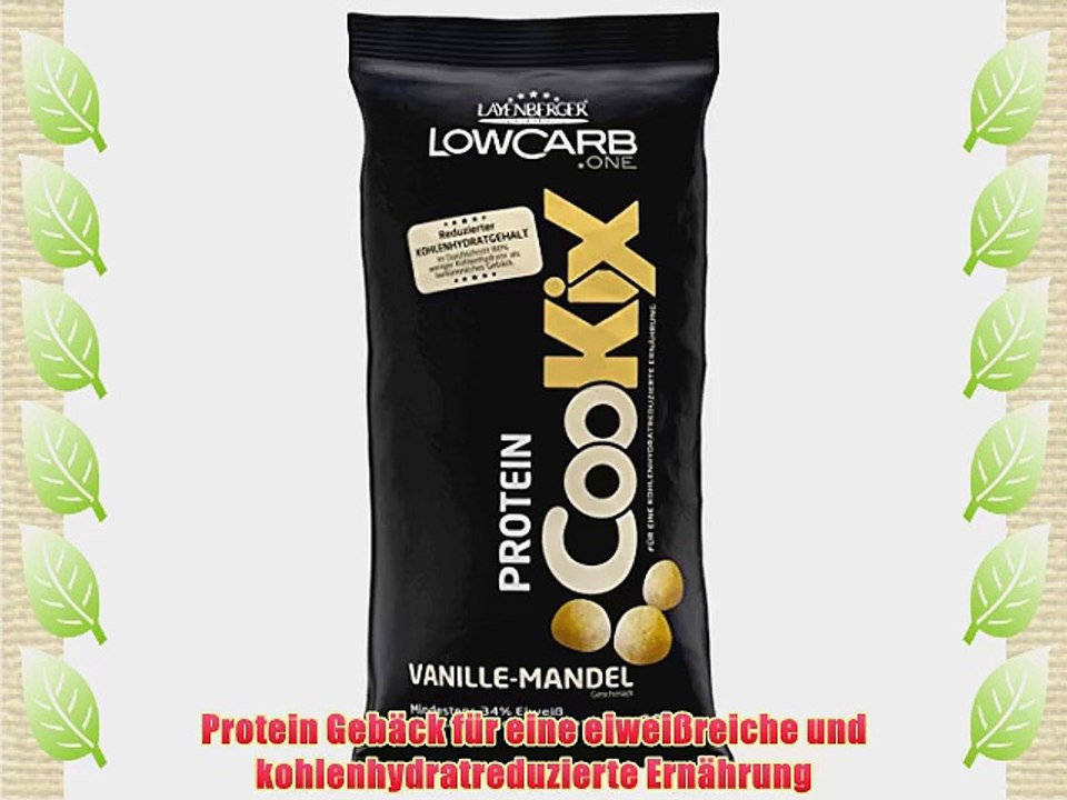Layenberger LowCarb.one Protein CooKix Vanille-Mandel 10er Pack (10 x 60 g)
