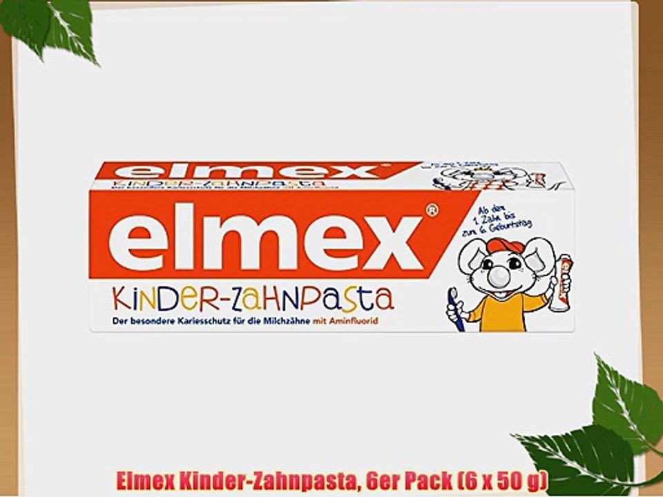 Elmex Kinder-Zahnpasta 6er Pack (6 x 50 g)